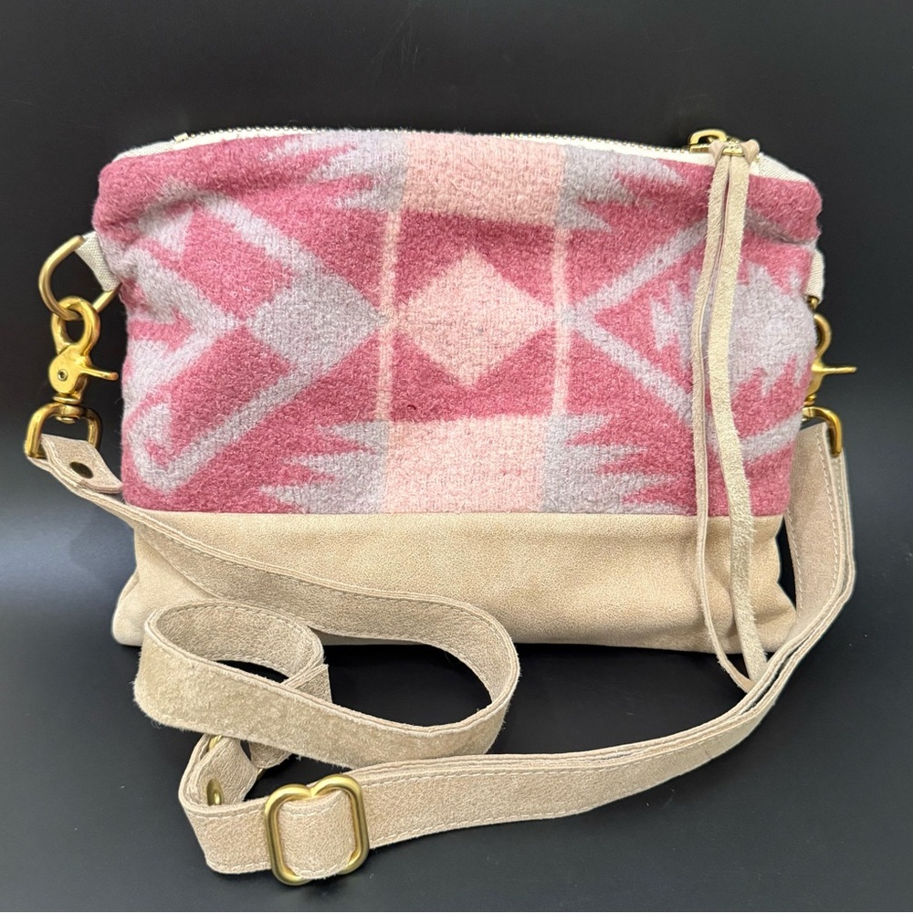 RAIS CASE Vida Wool Aztec Boho Convertible Fanny Pack Crossbody Bag